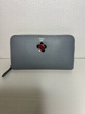 Fendi Roma Flowerland Continental Wallet
